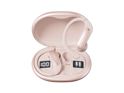 Fones De Ouvido Bluetooth 5.4 De Orelha Aberta, Som Estéreo Hi-fi, Conexão Estável, Bateria De Longa Duração, Ipx5 (rosa)