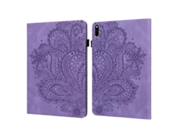 Capa Para Tablet Huawei Matepad 10.4 Com Estampa De Pavão Em Relevo, Em Tpu E Couro Pu.