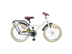 Vidaxl Bicicleta Infantil 18 Polegadas Para 5-7 Anos Branco