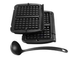 Placa Waffle TEFAL Xa7238 Compatibilidade Gc706 Go706 Gc71 Gc73 Gr71 Go71 Alumínio Preto