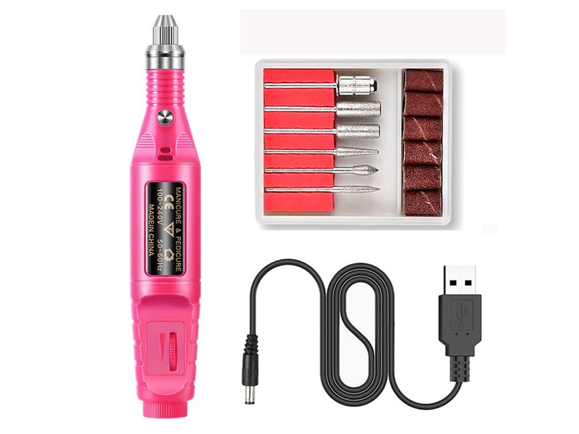 Kit De Manicure Com Lâmpada Uv Led E Acessórios Para Unhas Elysve