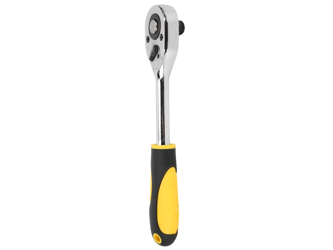 Chave De Rato Com Soquete Aço Carbono 1/2 Polegada Alça Borrachada Ferramenta Manual