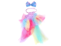 20du26 roupa de Boneca Fashion com Lantejoulas Coloridas Acessório para Boneca de 18 Polegadas