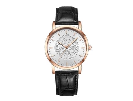 Relógio De Pulso Analógico De Quartzo Wlisth S534 Fashion Couple Com Pulseira De Couro E Luminoso Saisiyiky