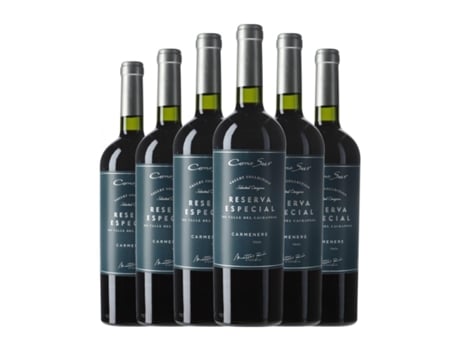 Vinho CONO SUR Especial Carmenère Valle de Colchagua Reserva (0.75 L - 6 Unidades)