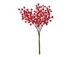 Arranjo De Mesa Decorativo Com Frutas Vermelhas Artificiais Sorteiro