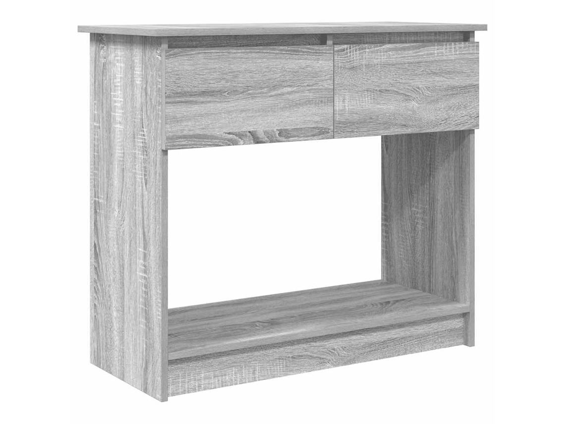 Mesa Consola com Gavetas Sonoma Cinzento MAISON EXCLUSIVE (85,5x38,5x74,5 cm)