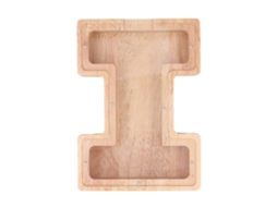 Ats caja de Ahorros Personalizada Con Letra de Madera Transparente Segura para Niños Y Niñas