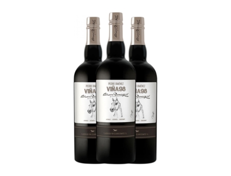 Vinho doce DOMECQ Viña 98 Pedro Ximénez Jerez-Xérès-Sherry (0.75 L - 3 Unidades)