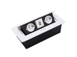 Laxiscreed Interruptor De Parede Com Tomada Usb Dupla Em Material Metálico Para Casa