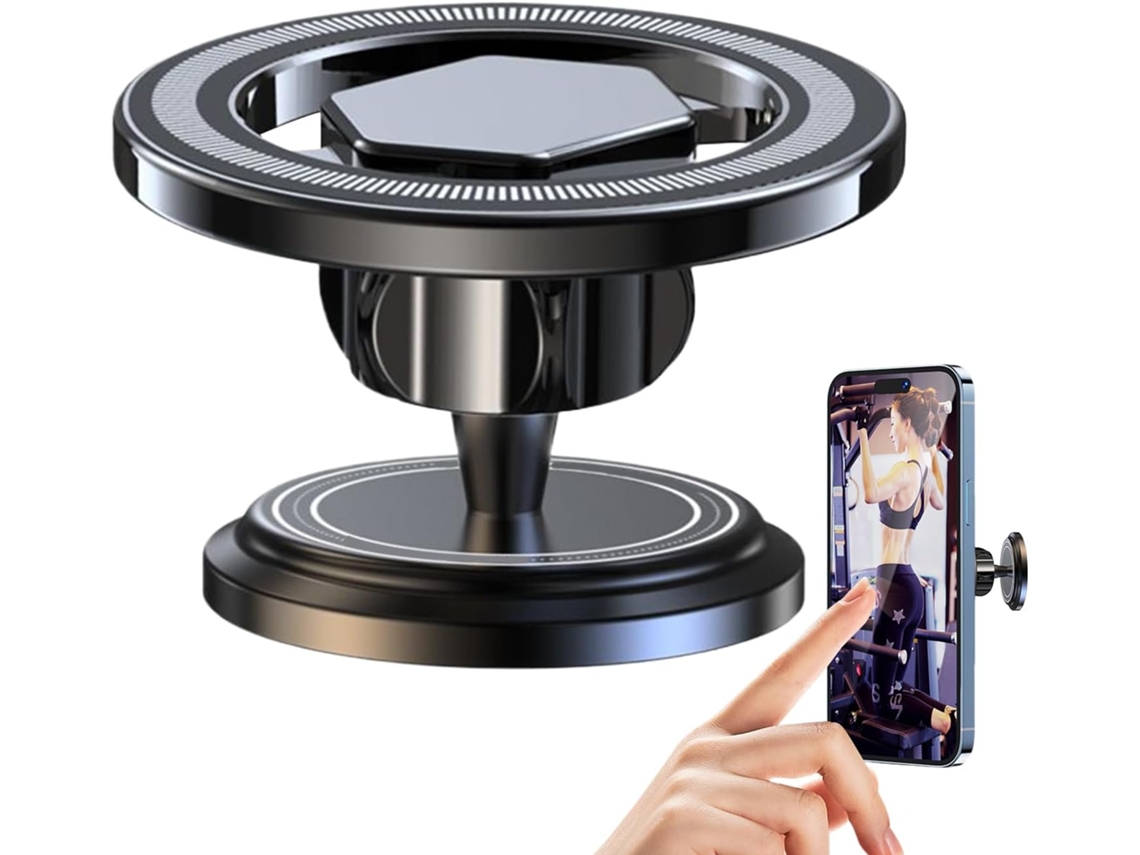 Suporte magnético para celulares, suporte magnético para segurar celulares.