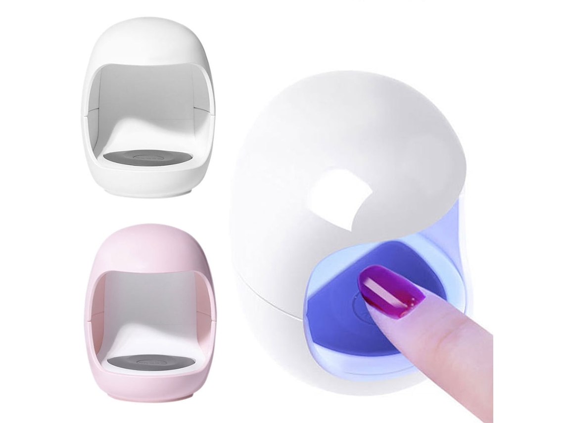 Mini Secador Uv Led Em Formato De Ovo, Secagem Rápida, Para Tratamento De Unhas Com Fototerapia, Ferramenta Para Pintura De Unhas, Rosa