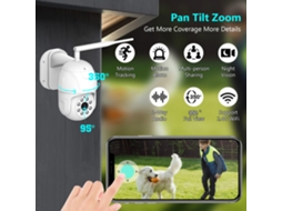 Outdoor Security Camera Ip Camera Home Security System Ai Motion Detection Two-way Audio Color Night Vision Waterproof Video Surveillance Camera