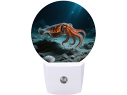 Luminária De Parede Com Sensor Crepuscular, Led Moderno 0,5 W, Luz