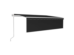 Retractable Awning, Retractable Awnings Vidaxl Antracite Alumínio (5 X 3 M)