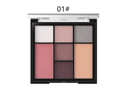 Paleta De Maquiagem Com Sombra De Olhos, Blush E Contorno - Textura Fina E Duradoura - Miss Rose