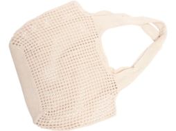 Bolsa De Praia Feminina Leve E Durável, Em Tricô, Com Alça De Ombro, Feita De Algodão E Poliéster Trançado, Ideal Para Viagens E Lazer.