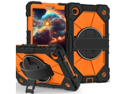Capa Para Tablet Compatível Com Lenovo Tab One 8.7 Polegadas/k9 Tb305fu Com Compartimento Para Caneta.preto Laranja Ushion (2025)