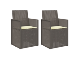 Maison Exclusive - Cadeiras De Jantar Para Jardim Pp
