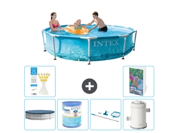 Piscina com Estrutura Redonda 305x76 Cm 5 peças S130 INTEX