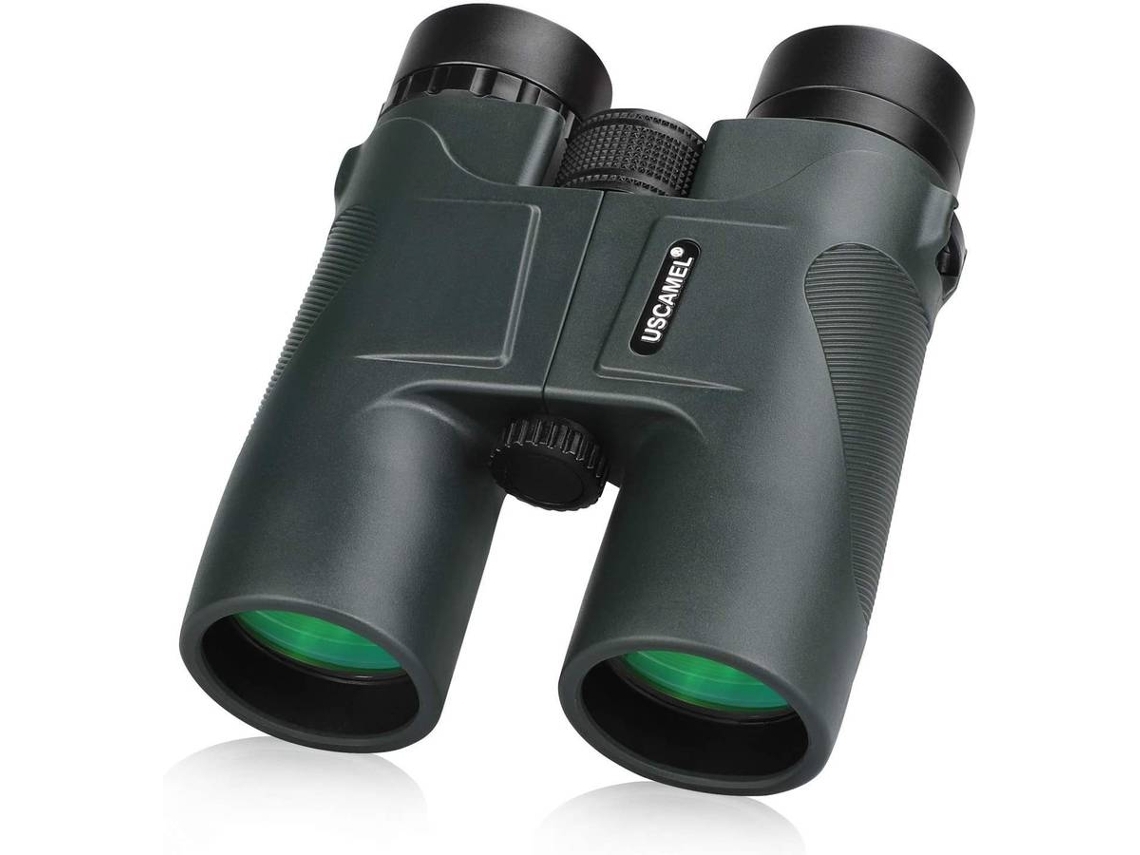 Binóculos ENZONS Compactos de Bolso 10X42 com Visão Nítida para Observação de Pássaros Viagens Concertos Caça Verdeverde-Verde