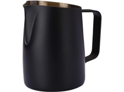 Nova Line batedor de Leite para Espresso Aço Inoxidável 304, Copo Latte Art 420ml Preto 2025
