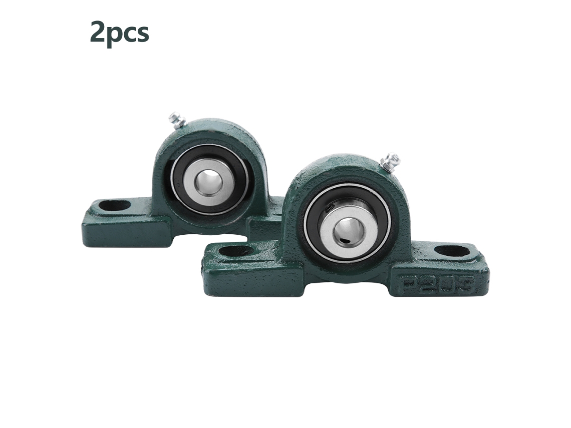 2pcs Rolamento De Bola Com Carcaça De Ferro Fundido Ucp203 Id 17mm Od 40mm Pillow Block Bearing