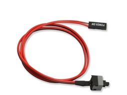 Yuru cabo de Interruptor de Liga/desliga Atx para Computador com 2 Pinos, Comprimento 56cm , Plug And Play (22 Polegadas)