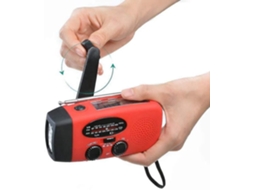 Rádio Solar com Manivela, Receptor Fm Am Sw AQUAFORGE
