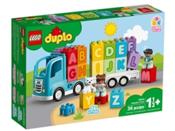 LEGO Duplo: Camião Do Alfabeto (Idade Mínima: ‍18 Meses - 36 Peças)