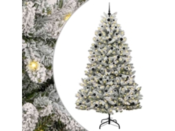 Conjunto 1 Árvore De Natal Artificial Vidaxl Verde Pvc (240 Cm)