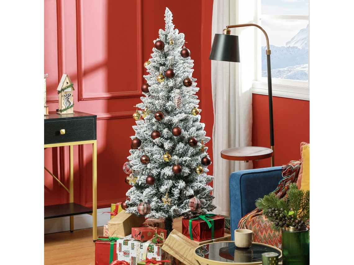 Árvore De Natal Artificial, Em Metal, Plástico, Cor Verde
