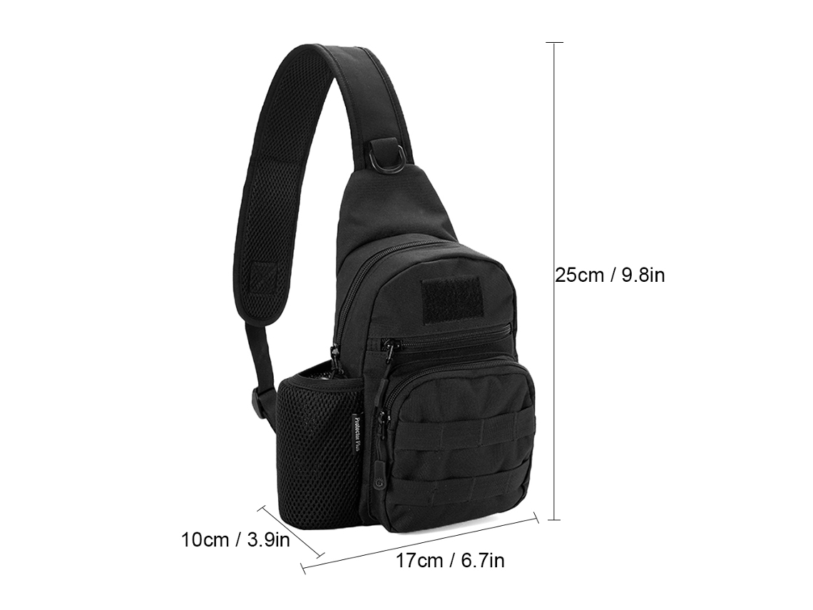 Mochila Tiracolo Camuflagem Esporte Grande Capacidade