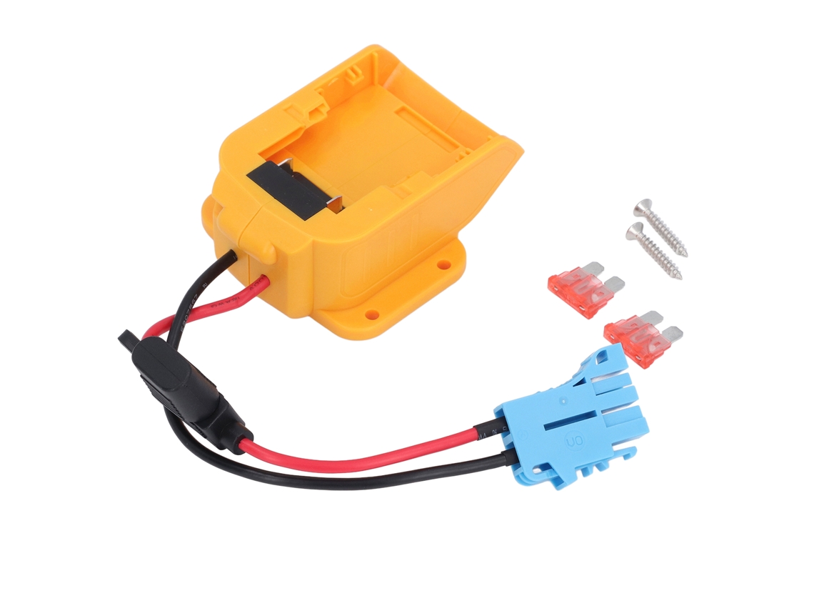 Adaptador De Bateria De Lítio Laxiscreed Para Ferramentas Elétricas Compatível Com Dcb200 E Conector De Cablagem