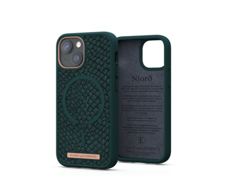 Capa para iPhone 13 Mini NJORD BYELEMENTS Verde