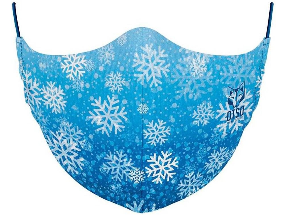 Máscara de Proteção para Homem OTSO Winter Snow Multicor para Corrida (L-XL)