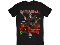 T-Shirt ROCK OFF Iron Maiden - Legacy Of The Beast: Live Album Preto (Tamanho: L)