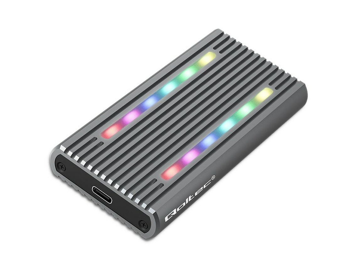 Capa Disco Duro QOLTEC 52272 Usb Usb-C Sata M.2