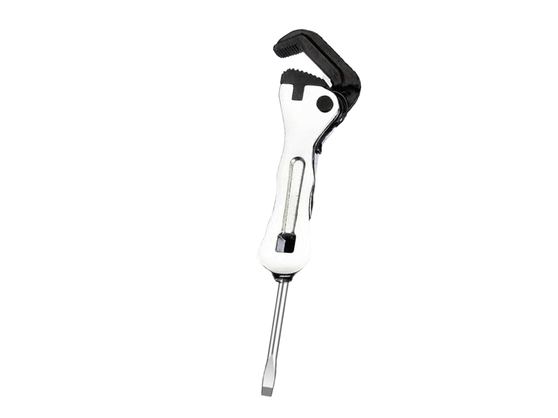 Chave De Tubo Microautoajustável De 3,75 Polegadas Multifuncional Para Espaços Reduzidos 1 Peça