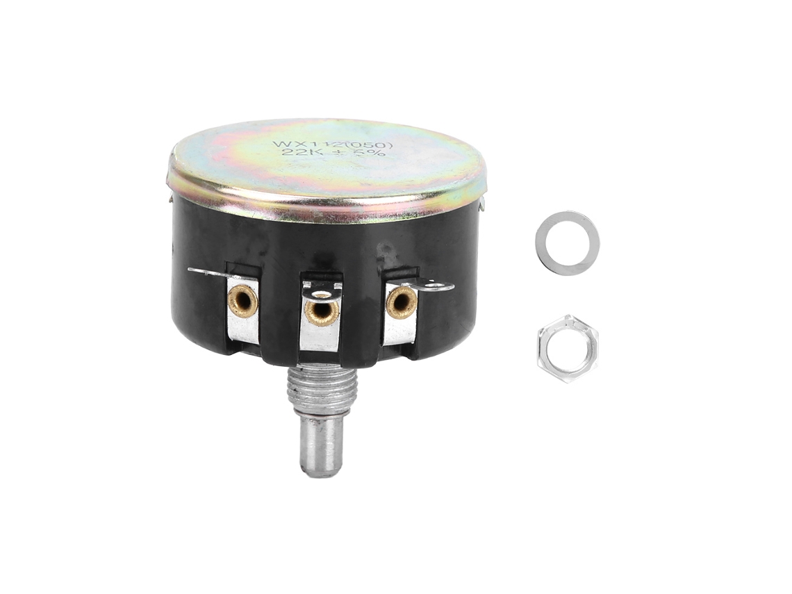 Potenciômetro De Fio Enrolado Com Rotação De Rosca De Rotação Única Wx112(050) 22k 5w