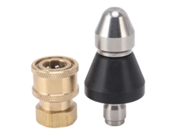 Primerox ponta Limpeza Cano Esgoto G1/4 Aço Inoxidável Adaptador Rosca Fêmea G3/8 Jato Pressão