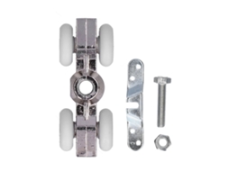 Primerox Polia Roda Rolamento para Porta de Chuveiro Liga de Zinco 22mm