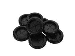Conjunto de 8 Peças Ilhós Borracha Dupla Face Para Cabos de Proteção,