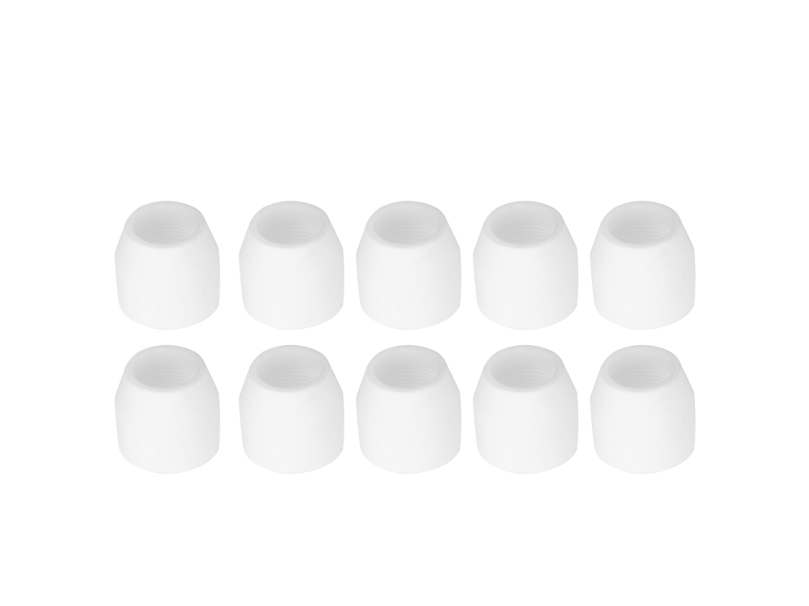 10pcs Tigela Cerâmica De Proteção Para Tocha De Plasma P80 Consumíveis De Corte