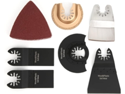 Conjunto Com 16 Lâminas De Serra Oscilante Variadas, Lixa, Acessórios