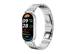 Bracelete para Xiaomi Band 9 Pro / 8 Pro XIAOMOYU em Silicone de Liberação Rápida Cinza