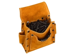Laxiscreed Mala De Cintura Para Carpinteiro Com Compartimentos Para Ferragens De Ferramentas
