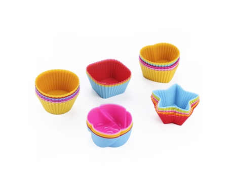 Molde de Silicone Copo para Bolo 35Pcs COOLWW12