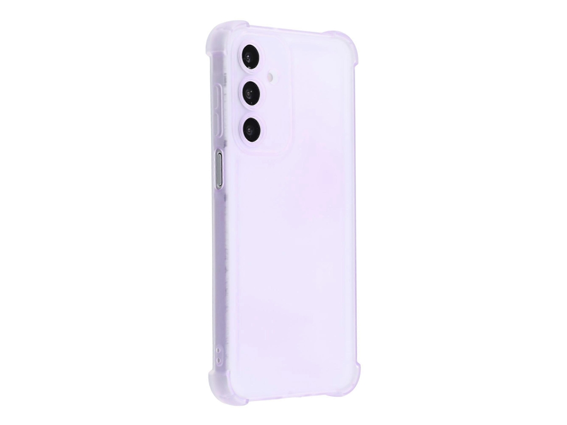 Capa Tkdaddy Para Samsung Galaxy A15 5g, Capa Traseira De Tpu Fosco Com Recortes Precisos, Transparente E Roxa