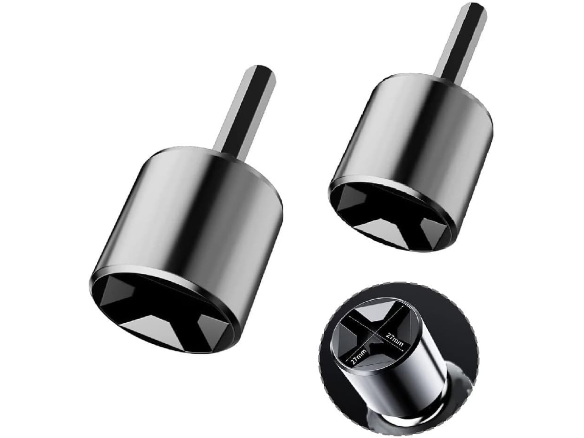 De Para Kit Reparo Com 2 Peças, Haste Hexagonal Em Aço Cromo-vanádio.